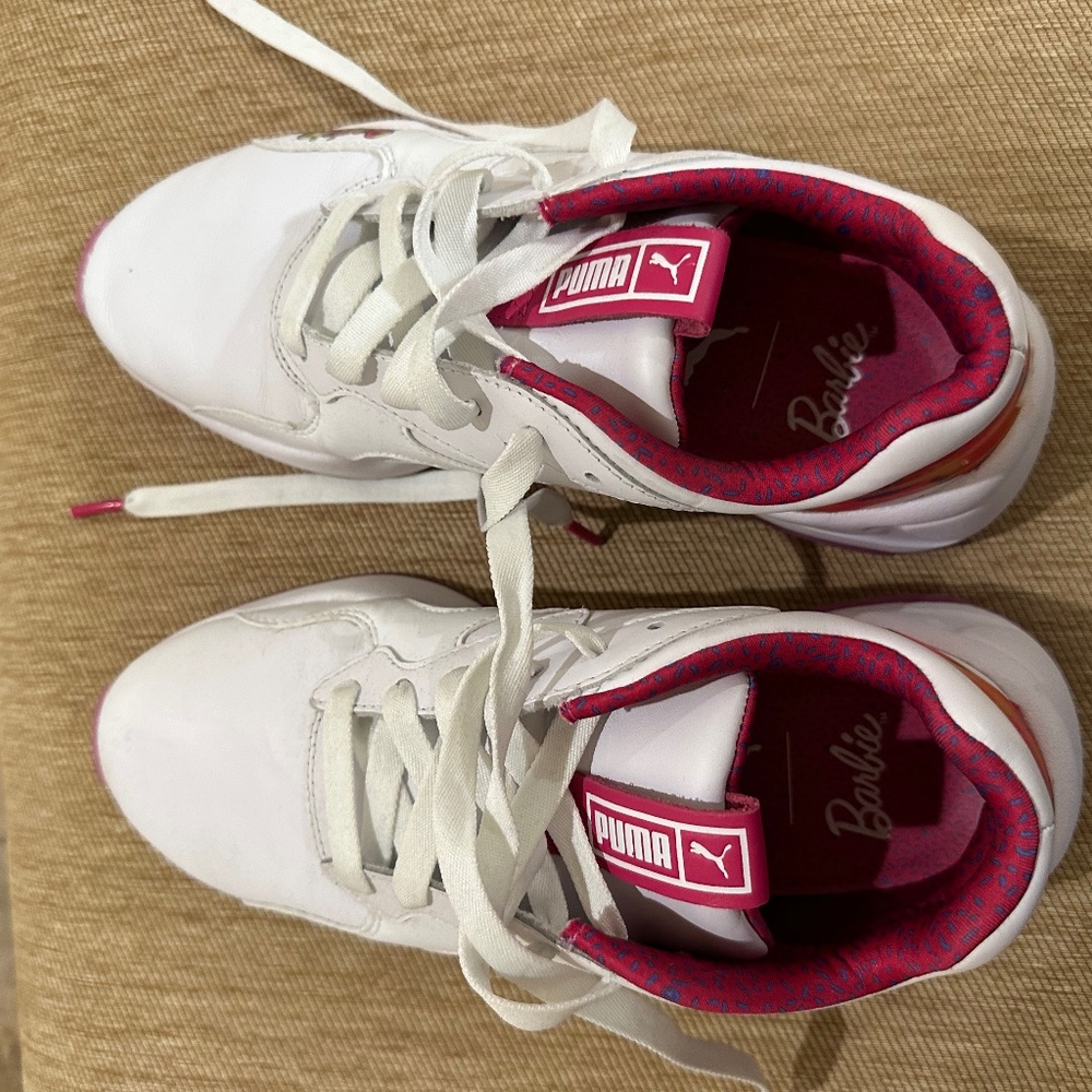 puma x barbie shoes